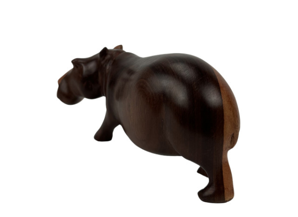 Handgeschnitztes Hippo aus Rosenholz